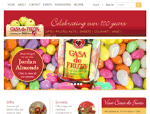 Tablet Screenshot of casadefruta.com